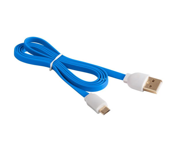 Arkas Kabel USB-MICRO Niebieski - 1402941 - zdjęcie 3